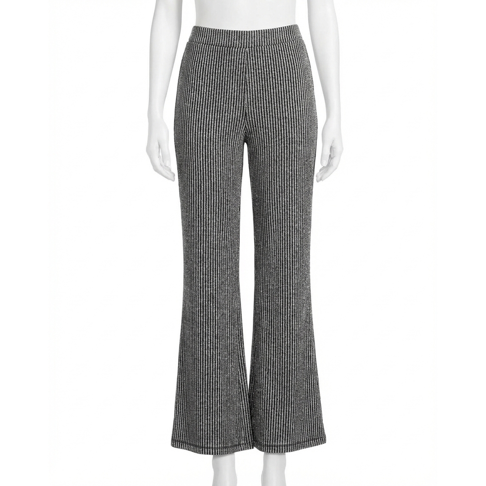 NEW JOHNNY WAS jenna metallic easy pant in silver metallic